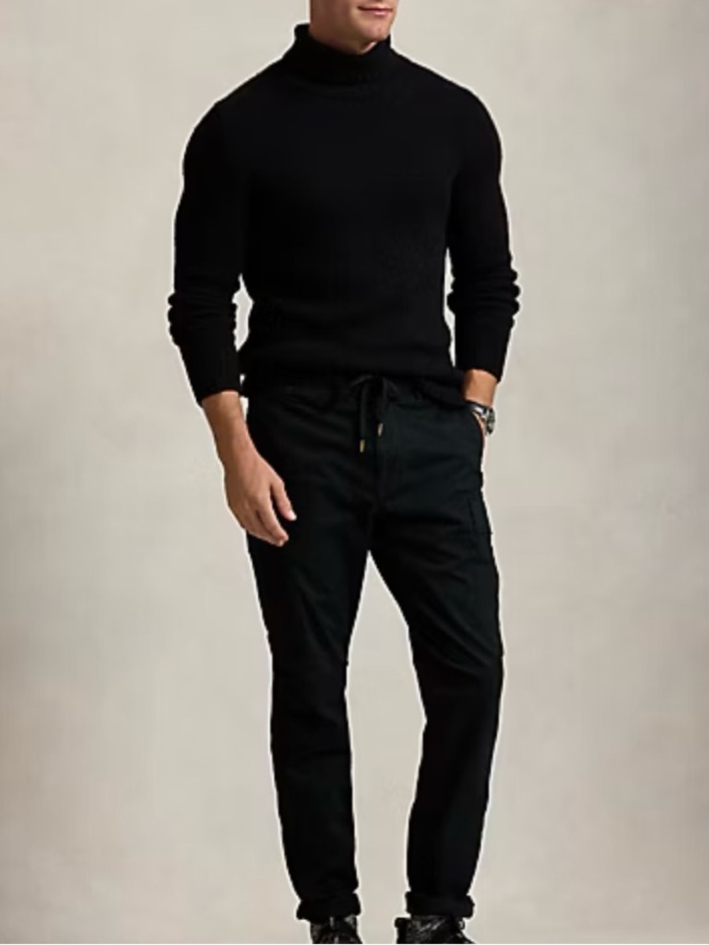 Polo Ralph Lauren Stretch Slim Fit Twill Cargo Pants Polo Black Men’s Size 32x30 - Picture 7 of 7